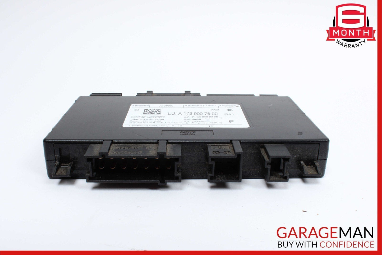 08-18 Mercedes W204 C250 E350 Seat Control Module Front Left Driver Side OEM