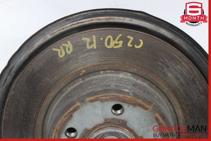 08-14 Mercedes W204 C250 Rear Left Side Spindle Knuckle Hub Bearing Brake Rotor