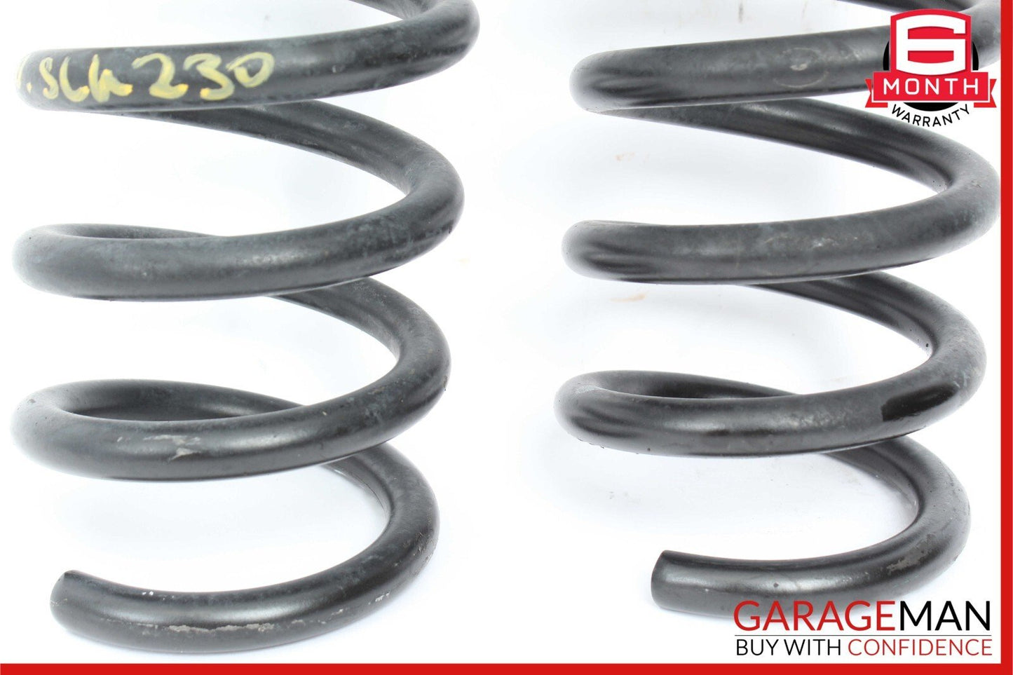 97-04 Mercedes R170 SLK230 Front Right & Left Shock Absorber Coil Springs OEM
