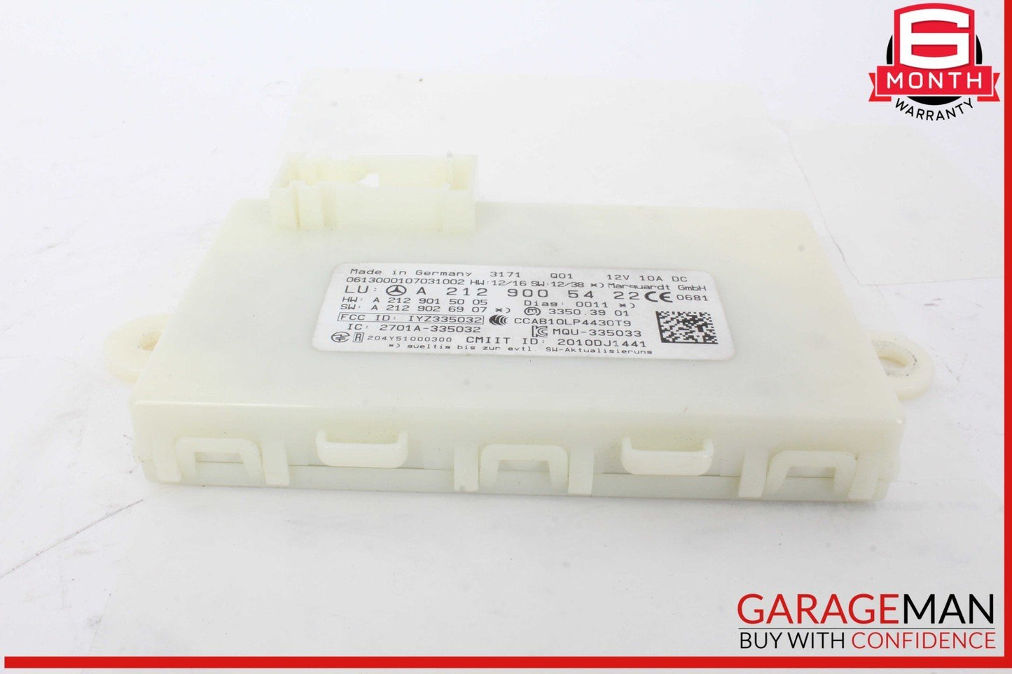 13-20 Mercedes W212 E350 SL550 ML400 Keyless Go Entry Control Module OEM