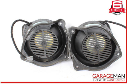97-04 Mercedes R170 SLK230 Front Right & Left Side Door Sound Speaker Set OEM