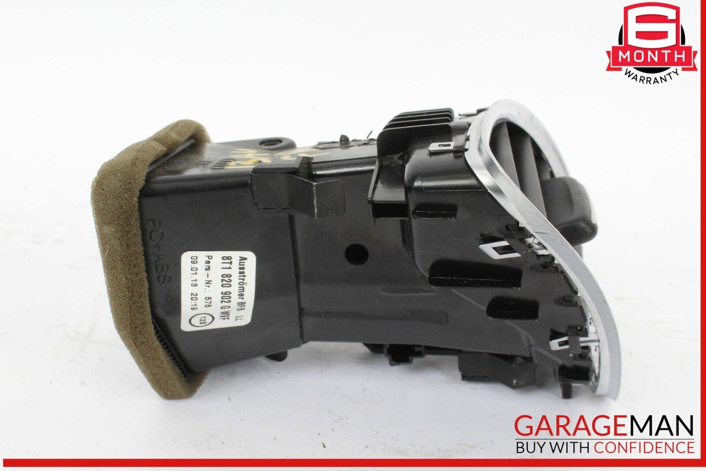 2013-2017 Audi A4 Front Right Dash AC A/C Air Vent 8T1820902G Genuine