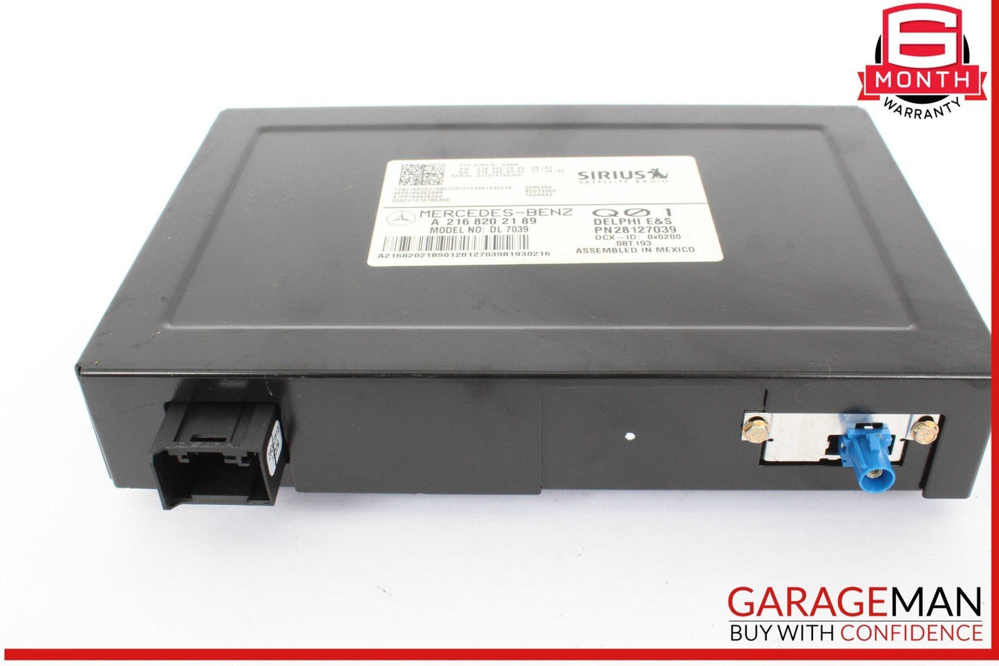 07-14 Mercedes W204 C300 SLK350 Sirius Satellite Radio Module Receiver OEM
