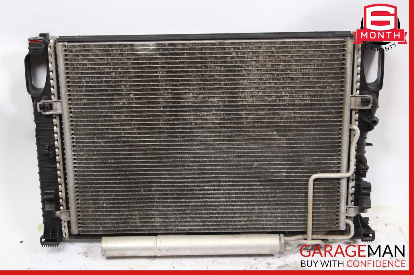 03-06 Mercedes W211 E500 CLS500 Engine Cooling Radiator A/C AC Condenser Assy
