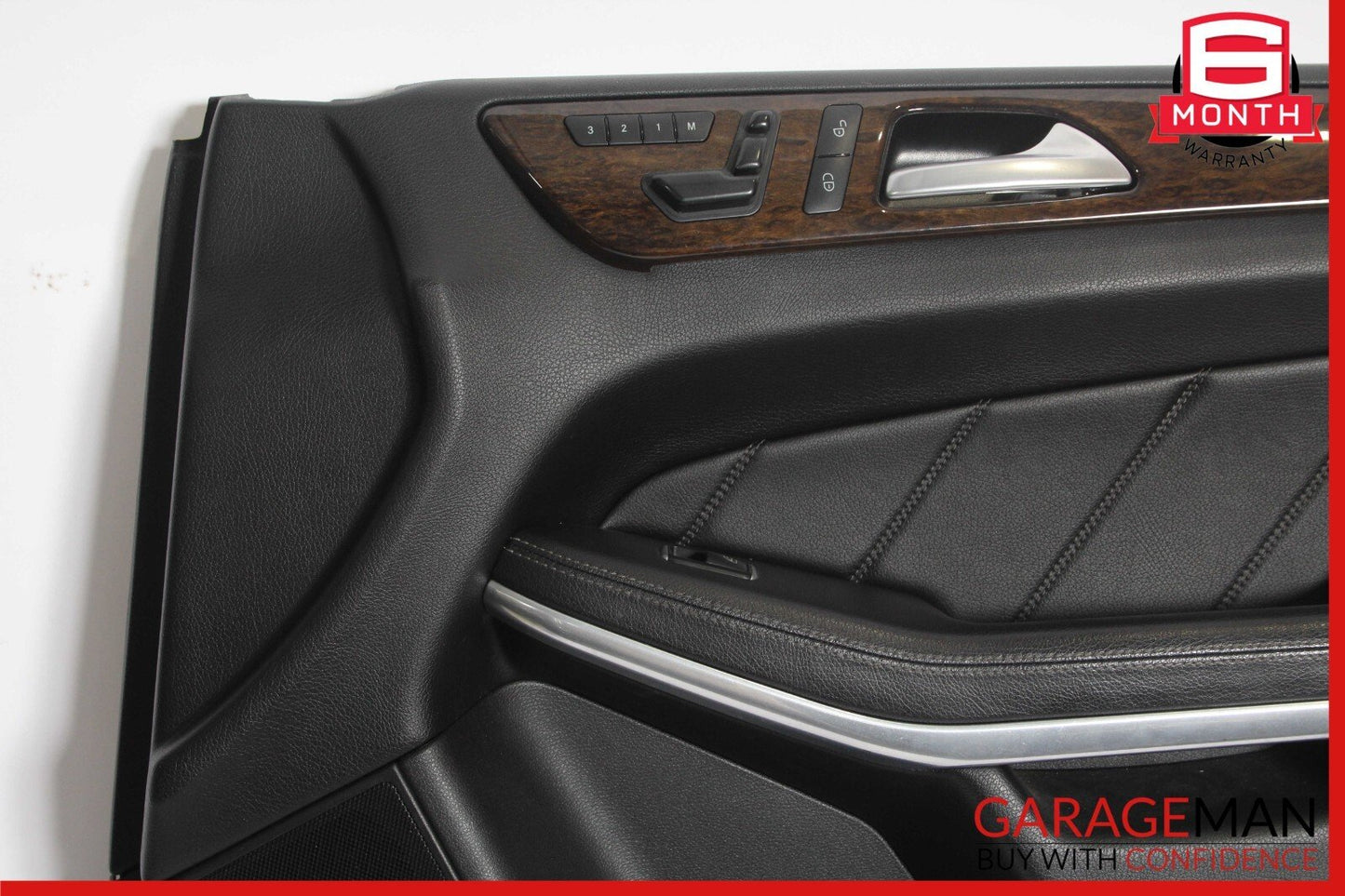 13-16 Mercedes X166 GL450 GL350 Front Right Side Interior Door Panel Assy Black
