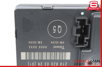 06-11 Mercedes W219 CLS500 Rear Right Door Computer Controller Module Unit