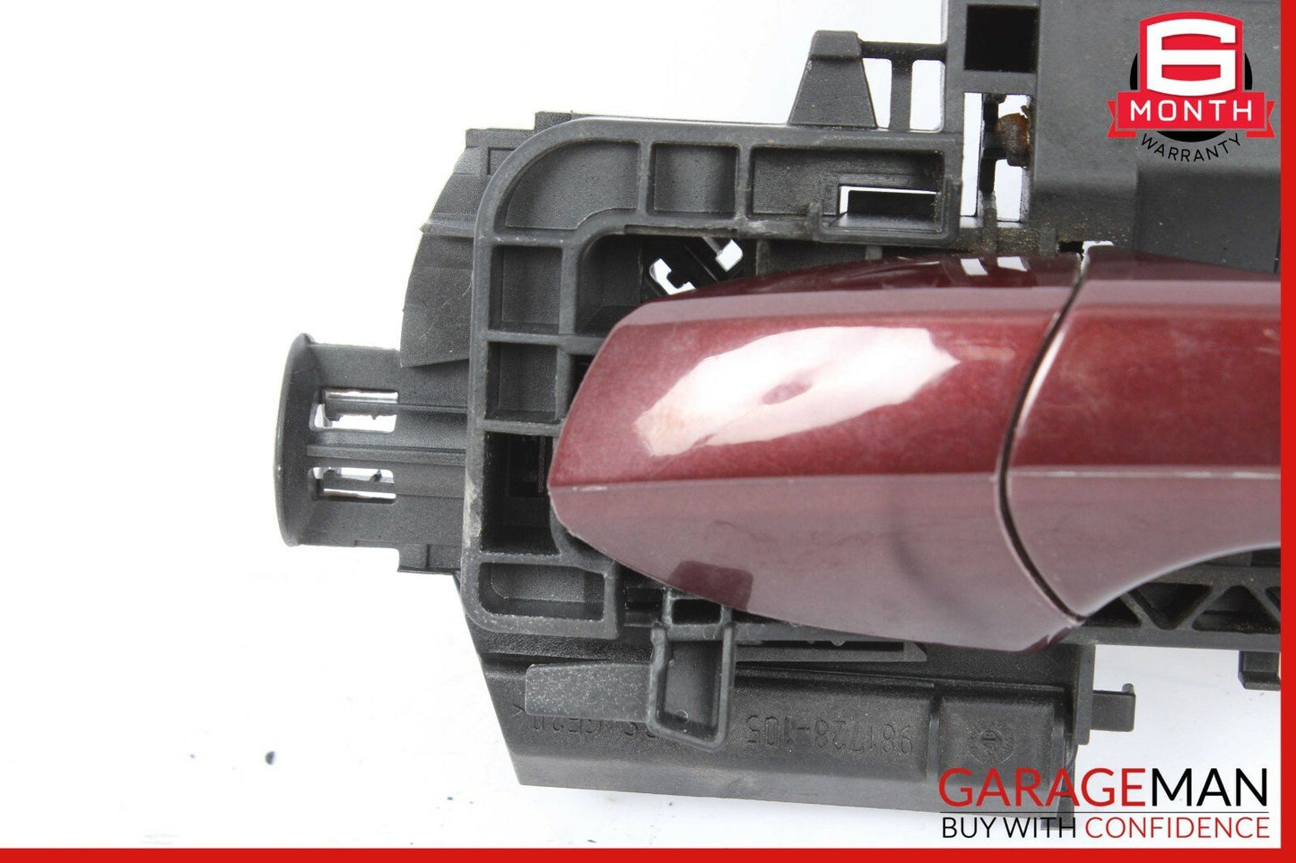 08-11 Mercedes W204 C300 C350 Rear Left Driver Side Exterior Door Handle Red