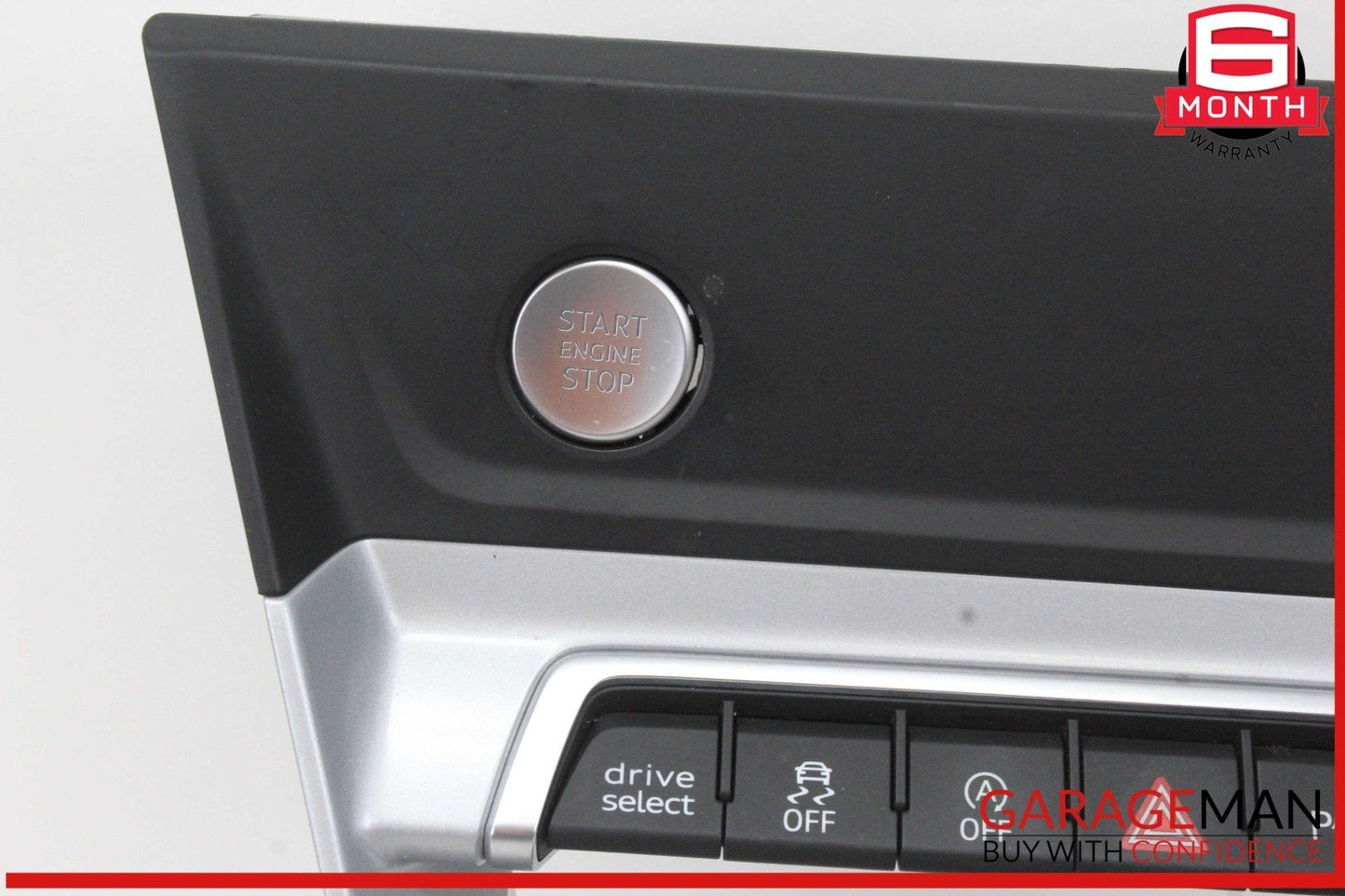 19-24 Audi Q3 Front Center Console Gear Shifter Knob Boot w/ Trim & Switches OEM