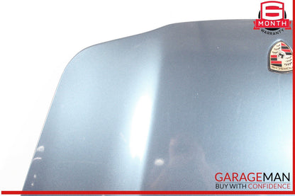 10-16 Porsche Panamera 970 Front Hood Bonnet Cover Panel Blue OEM