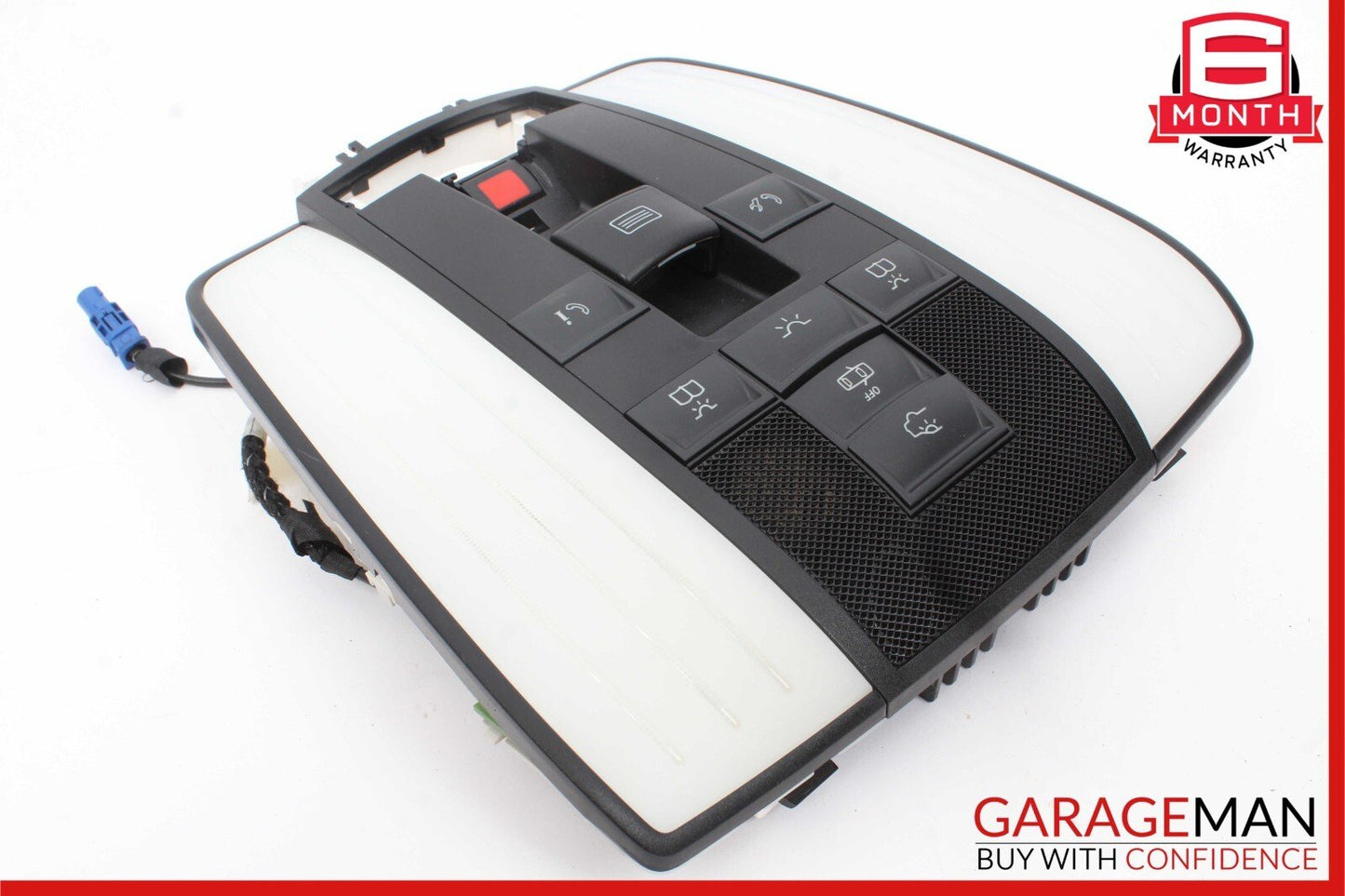 08-14 Mercedes W212 E350 C300 Overhead Dome Light Lamp Reading Map Black OEM