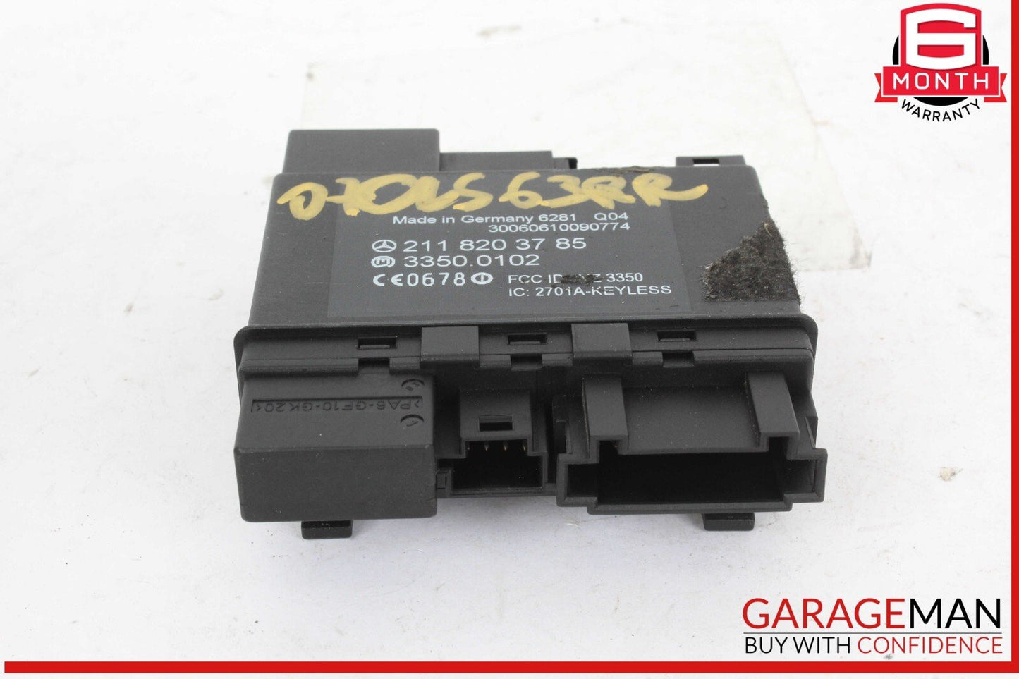 03-11 Mercedes W219 CLS63 AMG Rear Right Door Keyless Go Control Module Unit OEM