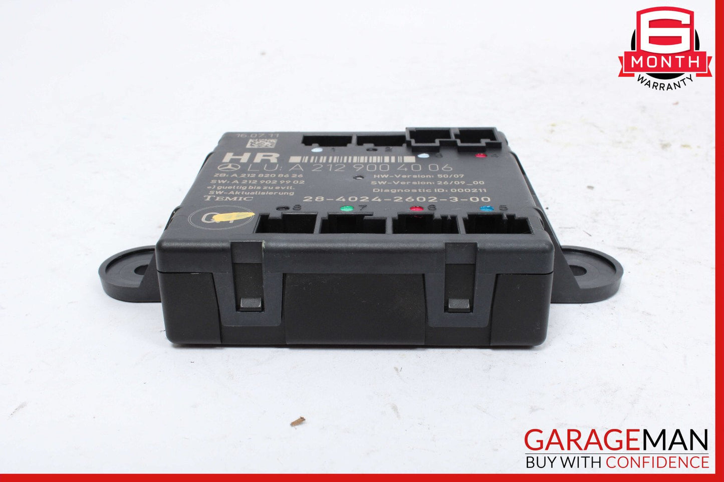08-18 Mercedes W204 C250 C350 GLK350 Rear Right Side Door Control Module OEM