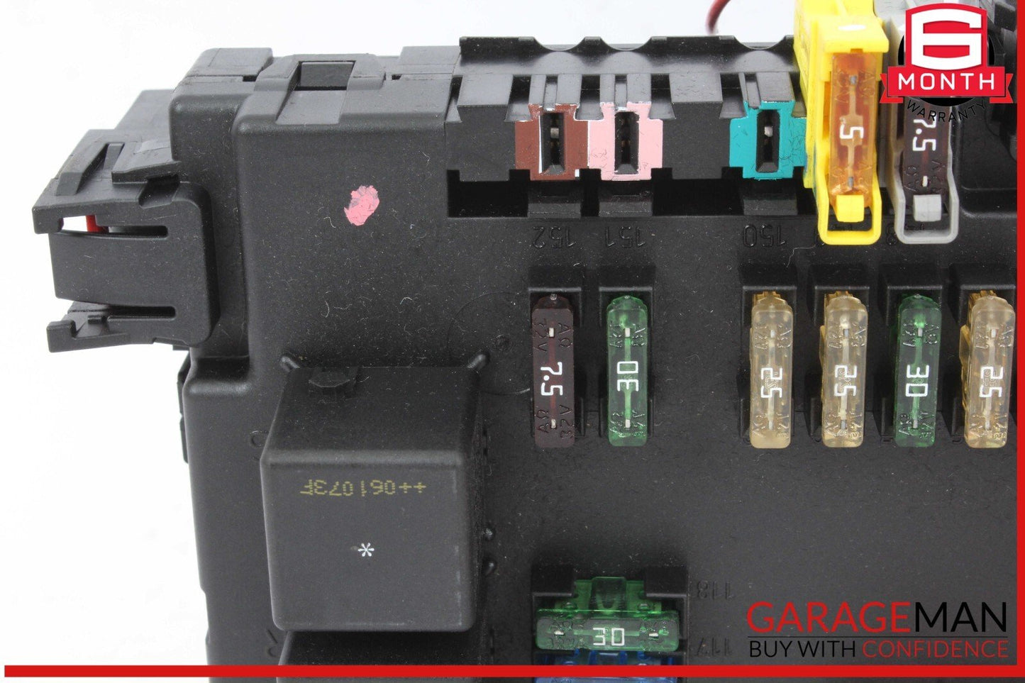 07-09 Mercedes W221 S550 S63 AMG CL550 Rear Trunk Fuse Relay Junction Box OEM
