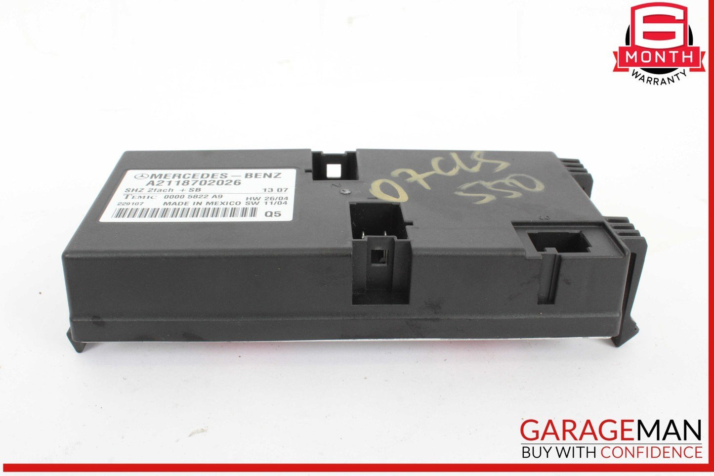 06-13 Mercedes W219 CLS550 Heated Seat Control Module Unit 2118702026 OEM
