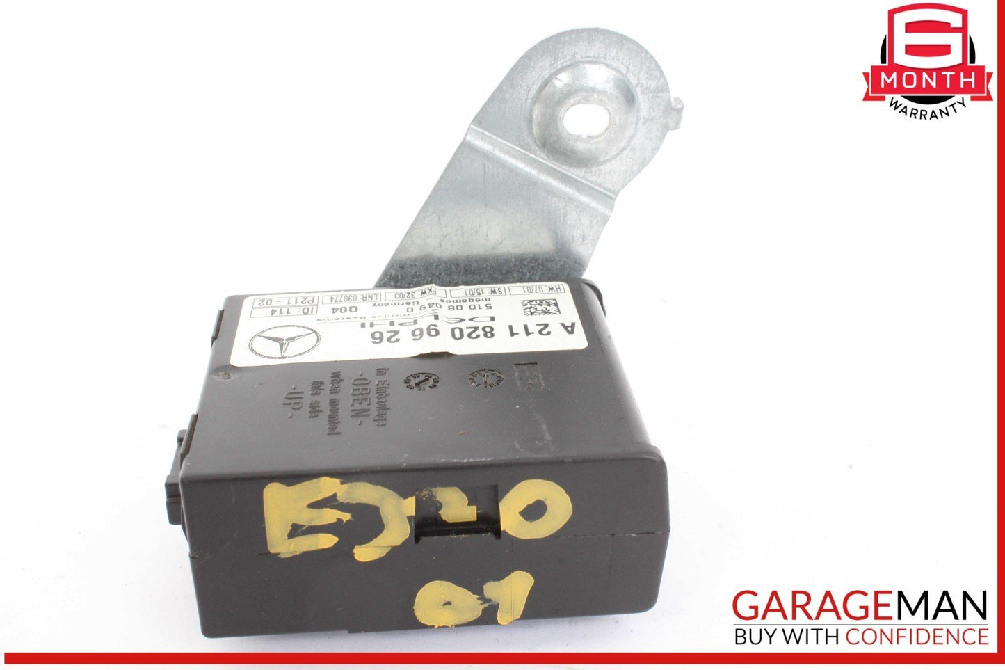 00-12 Mercedes W220 S55 AMG C230 CLK500 Anti Theft Alarm Module 2118209126