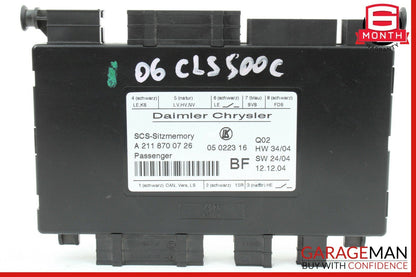 03-11 Mercedes CLS500 E350 Front Right Side Under Seat Control Module Unit OEM
