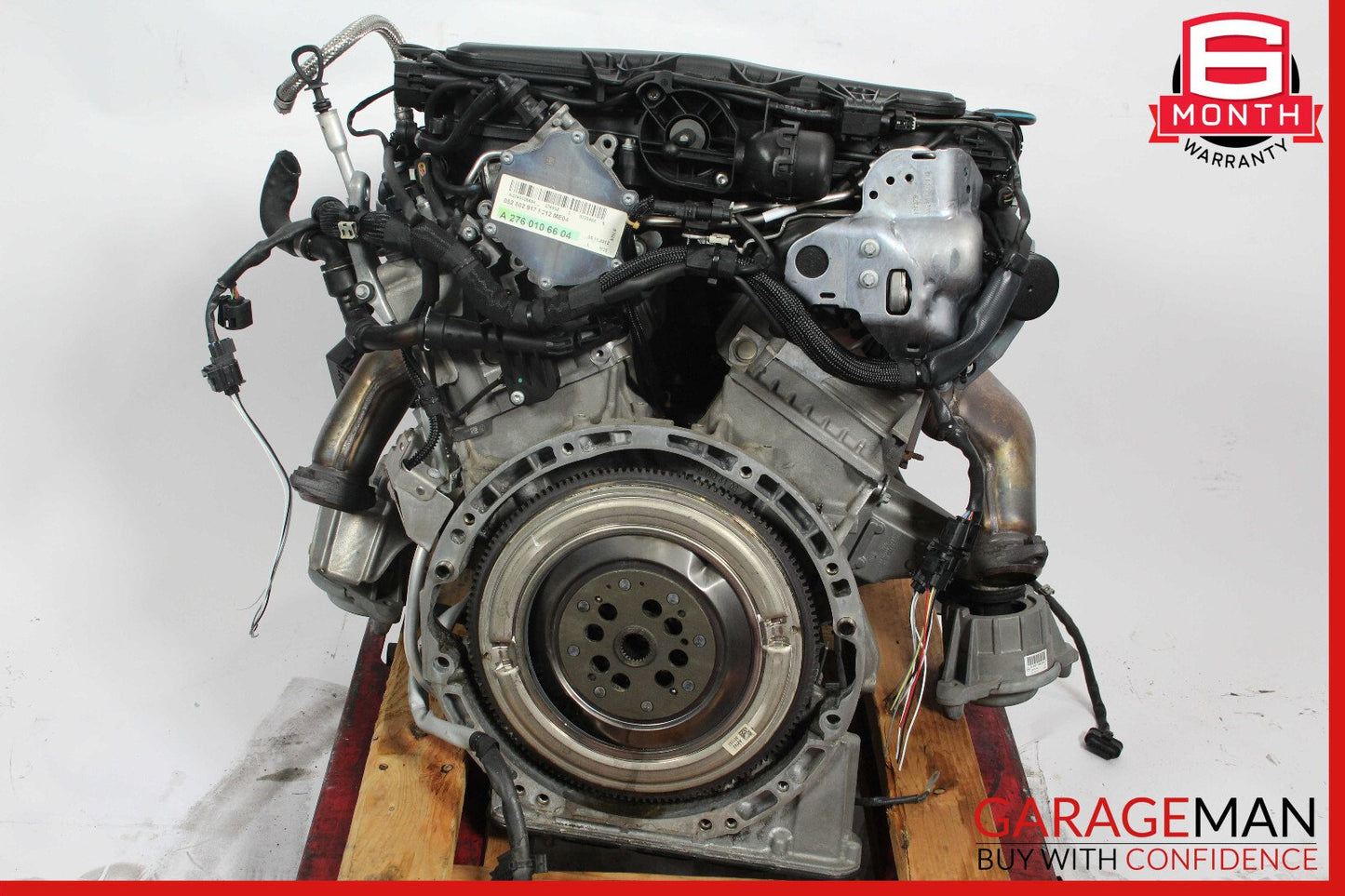 13-15 Mercedes W212 E400 Hybrid 3.5L Engine Motor Block Assembly OEM