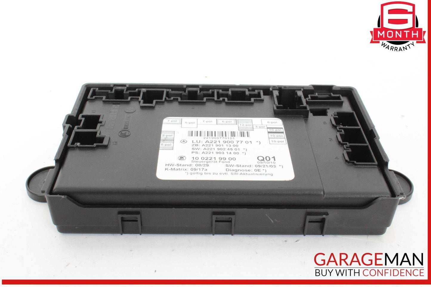 07-13 Mercedes W221 S400 Hybrid Rear Right or Left Side Door Control Module OEM
