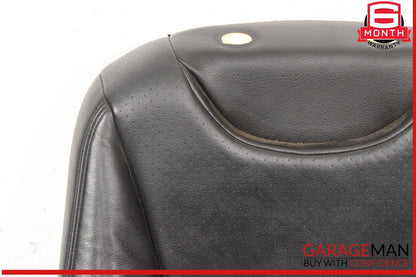 03-10 Porsche Cayenne 955 Front Right Side Top Upper Seat Cushion Cover Black