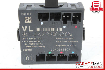 08-15 Mercedes W204 C250 Front Left Driver Side Door Controller Module Unit
