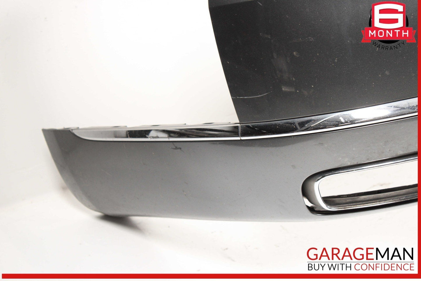 15-18 Audi A8 Rear Bumper Cover Assembly Grey 4H0807067E OEM
