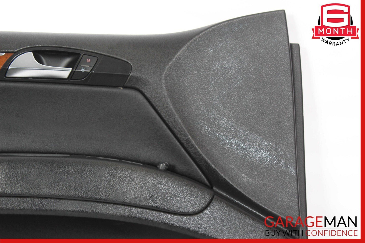 07-15 Audi Q7 Front Left Driver Side Door Interior Panel Trim Cover Black OEM