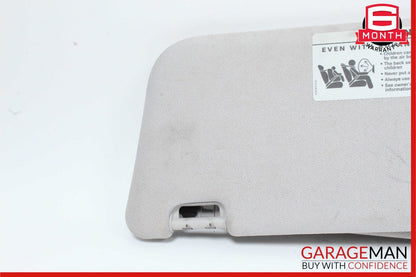 07-09 Mercedes W211 E350 E500 Right Side Sunvisor Sun Visor Shade Cover Gray OEM
