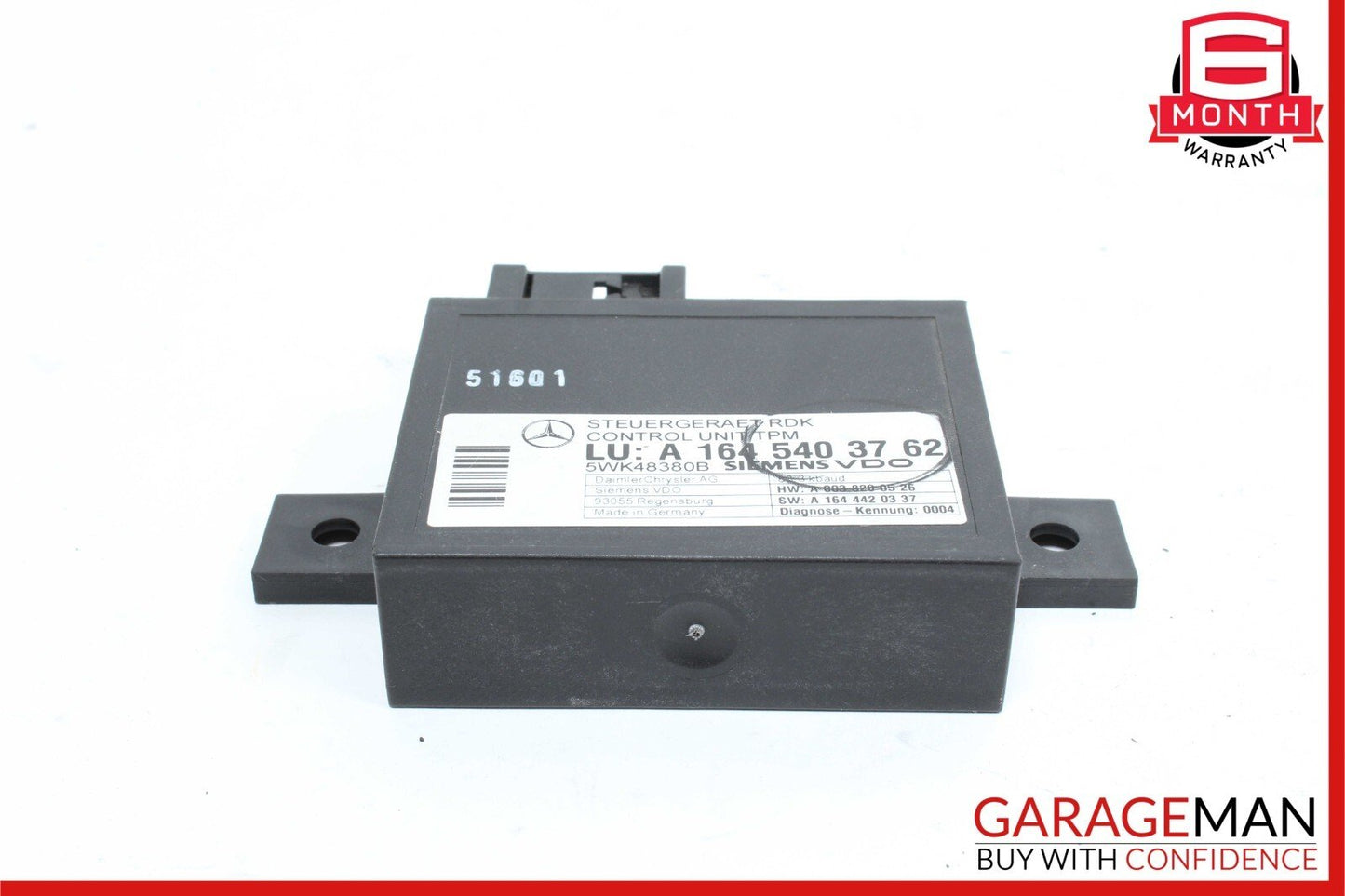 06-13 Mercedes W164 ML350 CLS350 TPMS Tire Pressure Control Module Unit OEM