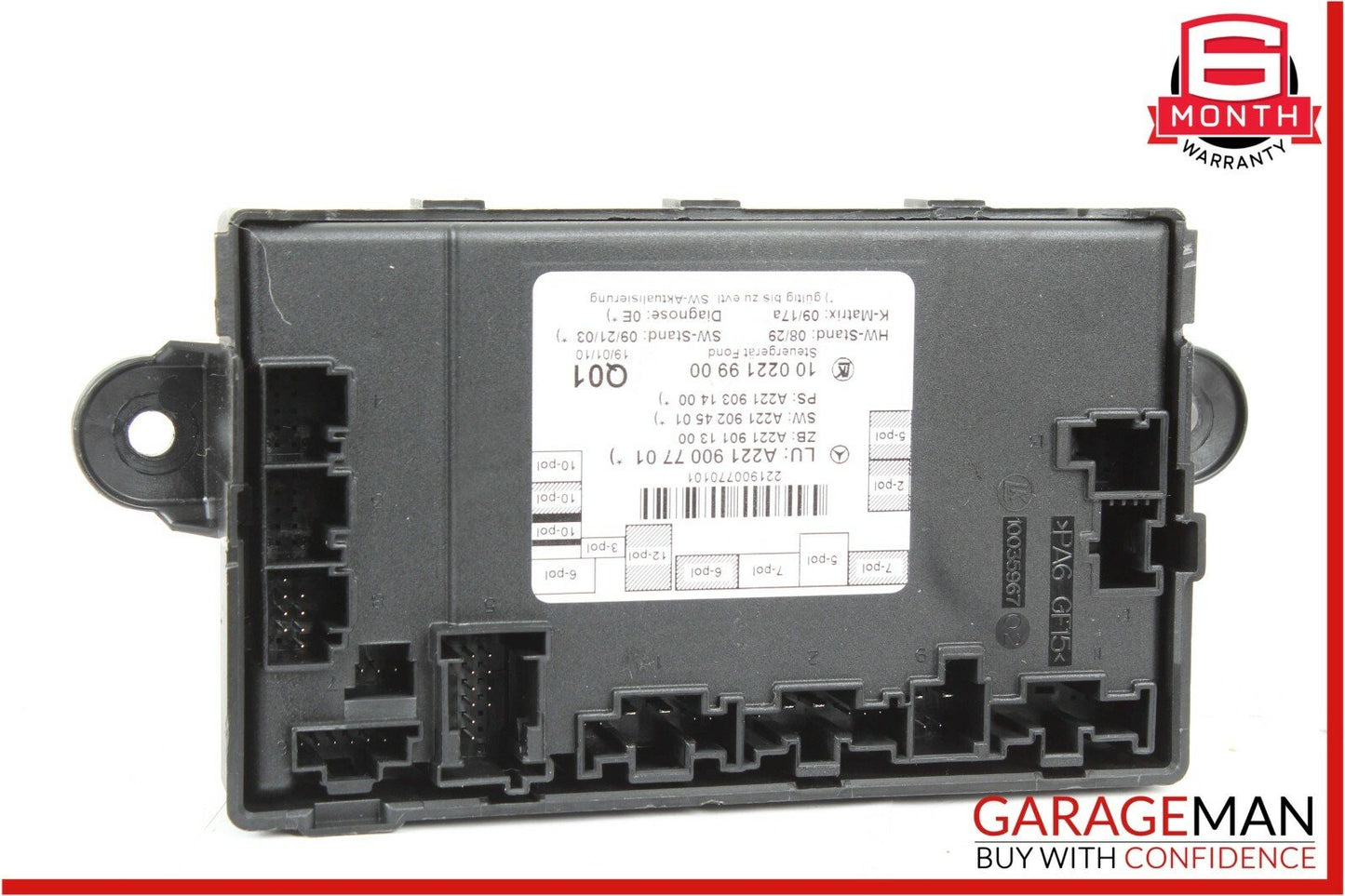 10-13 Mercedes W221 S550 S63 AMG Rear Left or Right Door Controller Module Unit