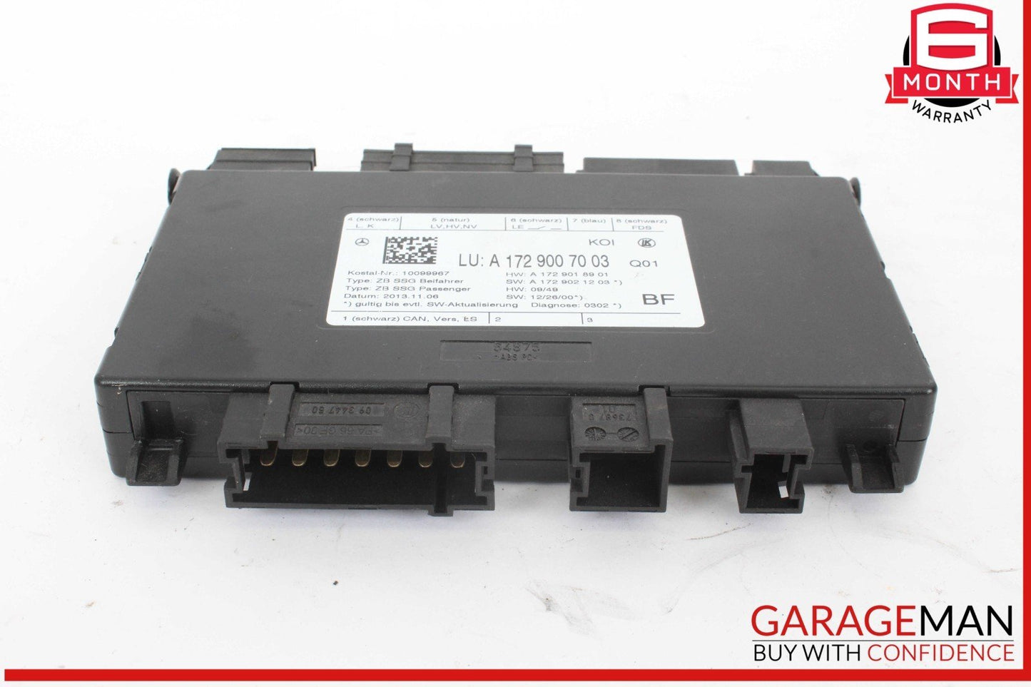 08-20 Mercedes W212 E350 C300 Front Right Side Seat Control Module Unit