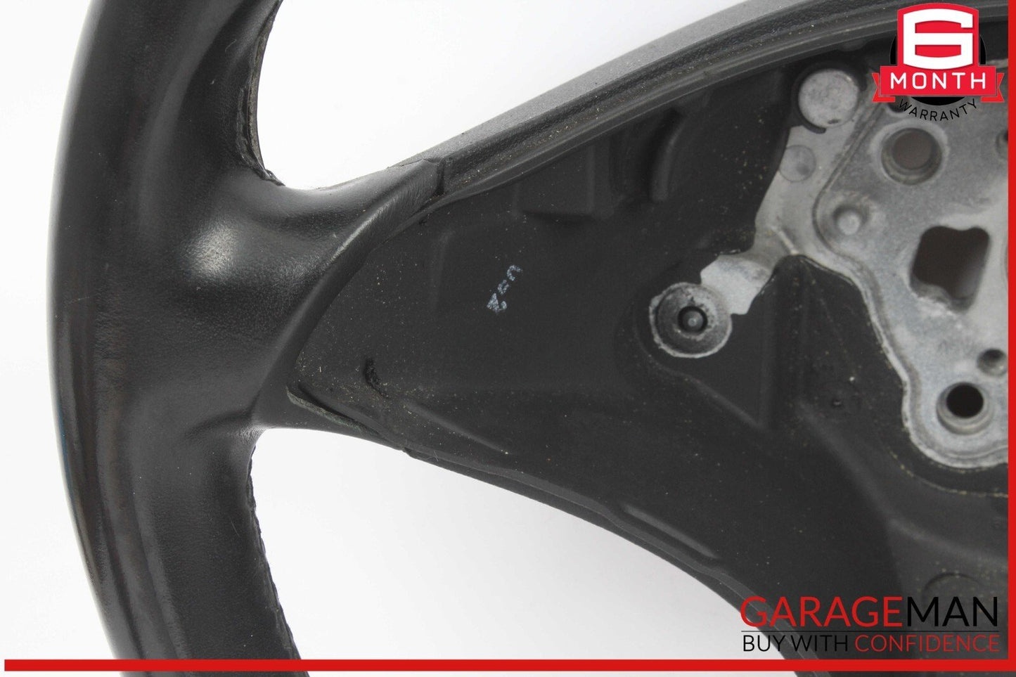 09-11 Mercedes R171 SLK300 SL550 CLS550 Sport Steering Wheel Nappa Black OEM
