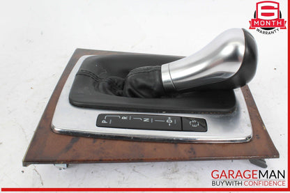 12-14 Mercedes W204 C250 Gear Shift Selector Indicator Knob Boot Assembly OEM