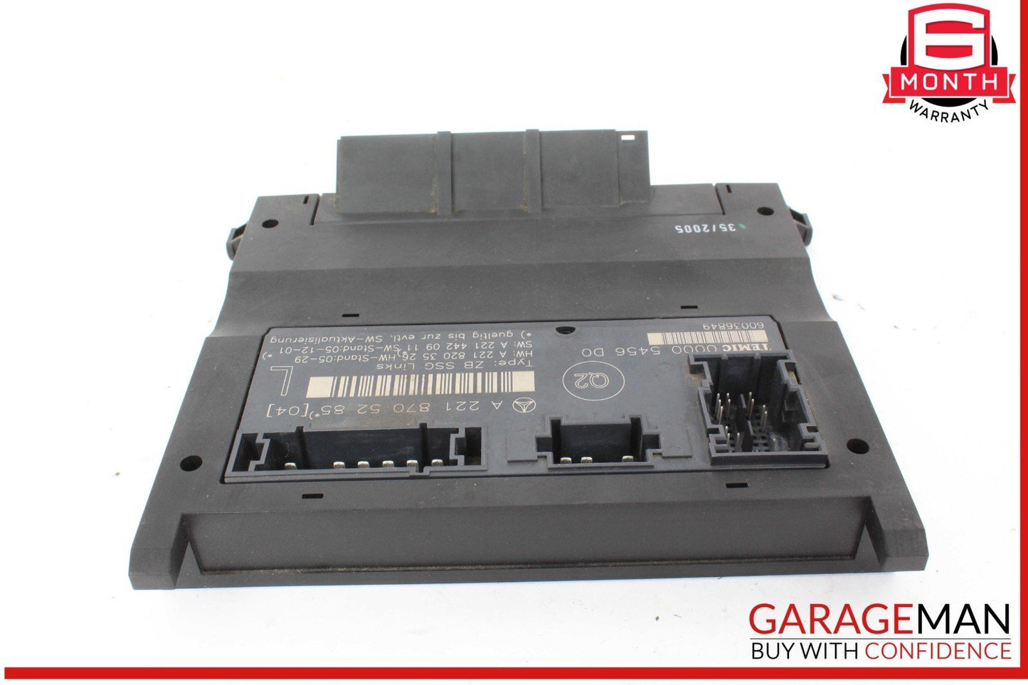 07-13 Mercedes W221 S550 S63 Front Left Driver Side Under Seat Control Unit OEM