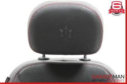 14-17 Maserati Ghibli Front Right Complete Seat Cushion Cover Assembly Black