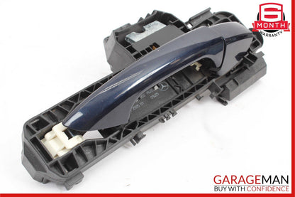 12-14 Mercedes W204 C300 C250 Sedan Right Passenger Exterior Door Handle Blue