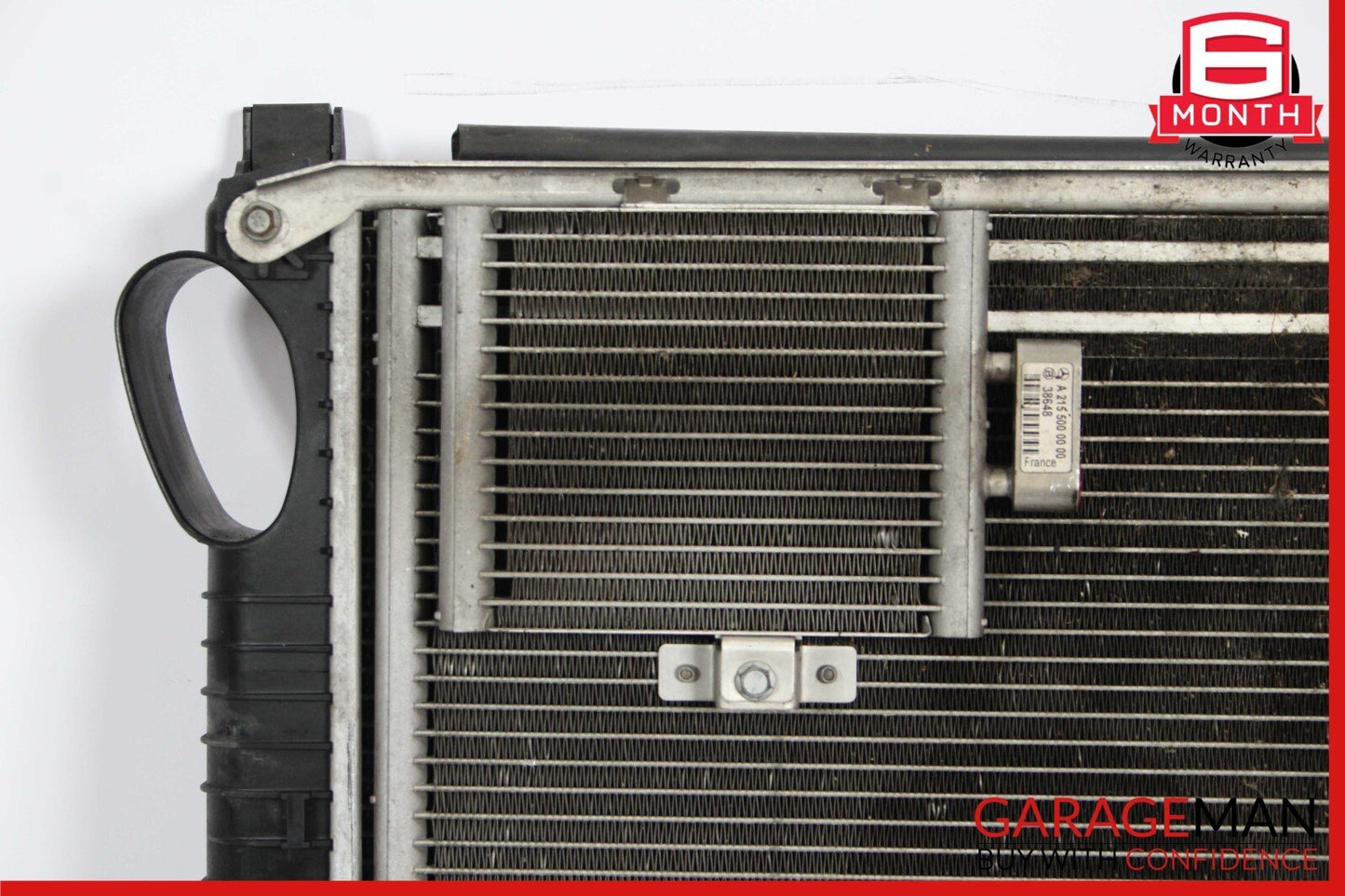 03-08 Mercedes R230 SL550 Engine Radiator A/C AC Condenser Oil Cooler Assembly