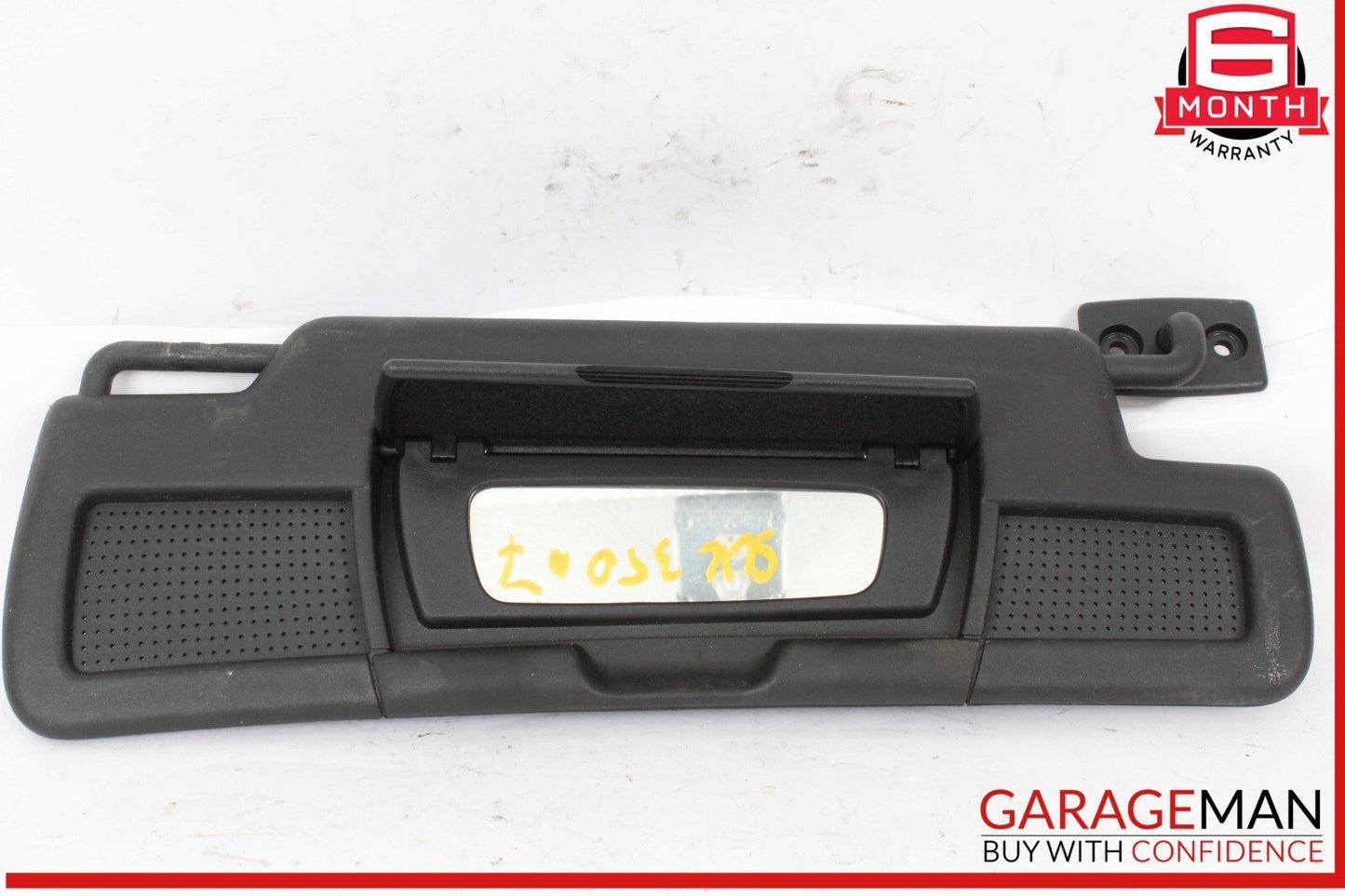 05-11 Mercedes R171 SLK350 Front Right Side Sun Visor Sunvisor Shade Black OEM