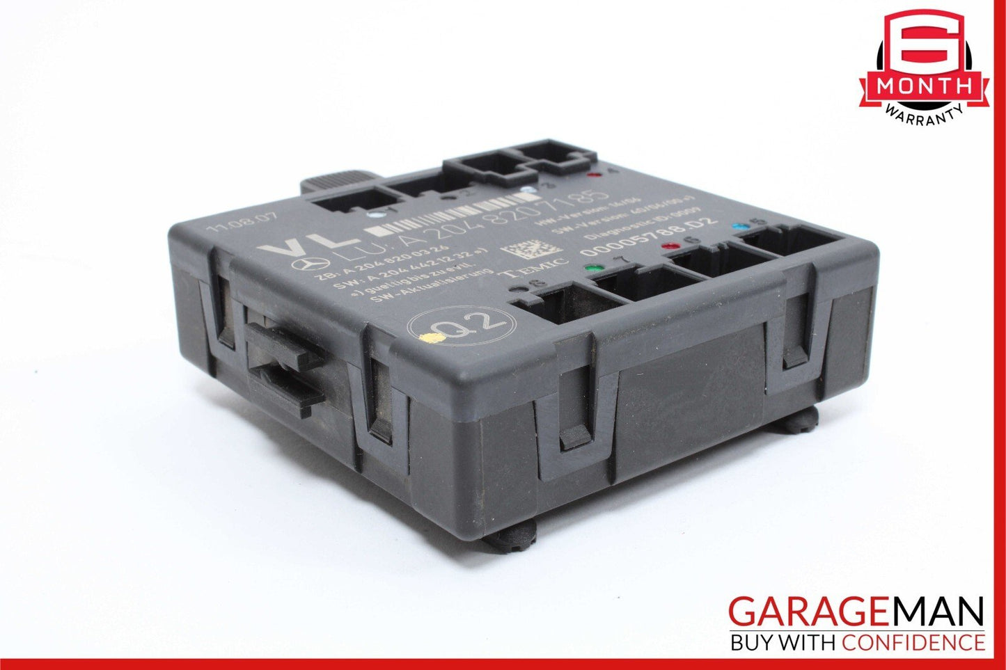 08-14 Mercedes W204 C350 C250 C300 Front Left Side Door Control Module Unit
