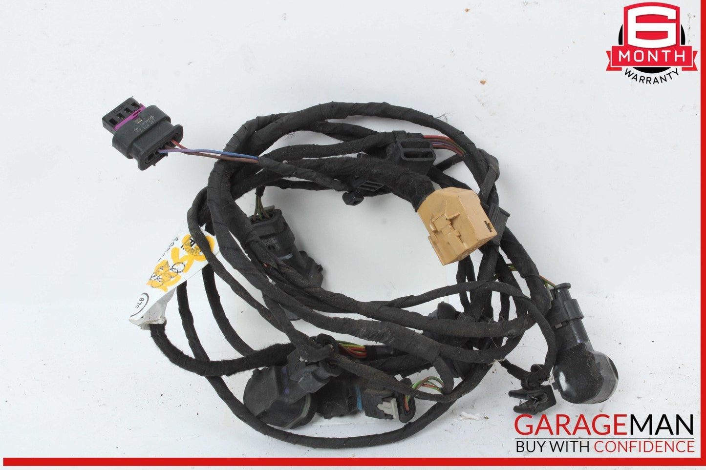 12-18 Audi S6 A6 Rear Bumper Wire Wiring Harness w/ Park Assist Aid Sensors OEM
