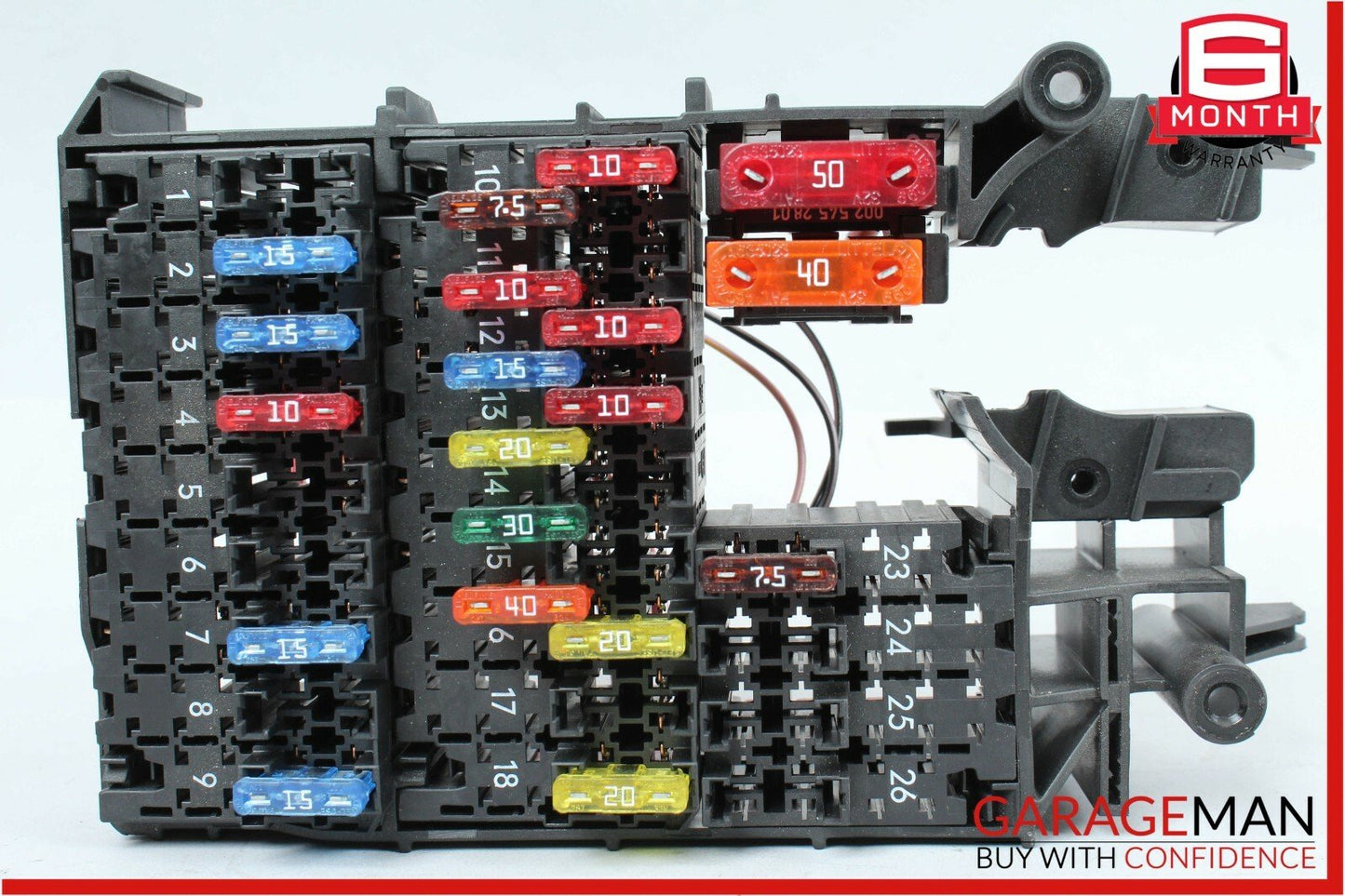 98-02 Mercedes W210 E320 E300 Front Left SAM Fuse Relay Junction Box Assembly