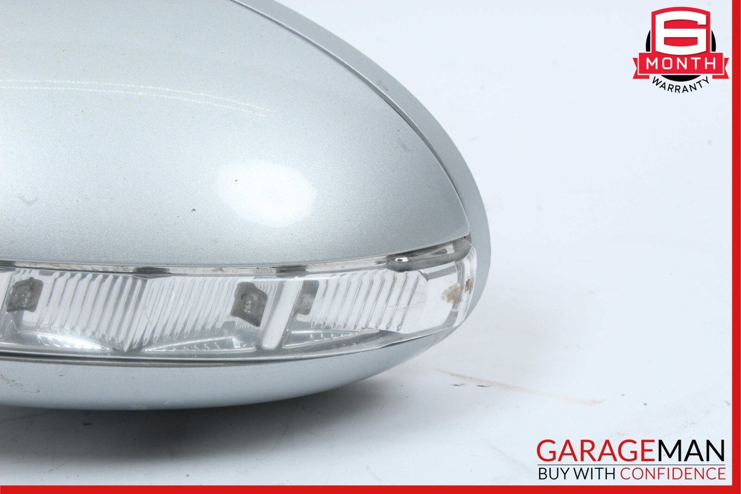 07-09 Mercedes W216 CL550 Front Left Side Mirror Rear View Door Iridium Silver