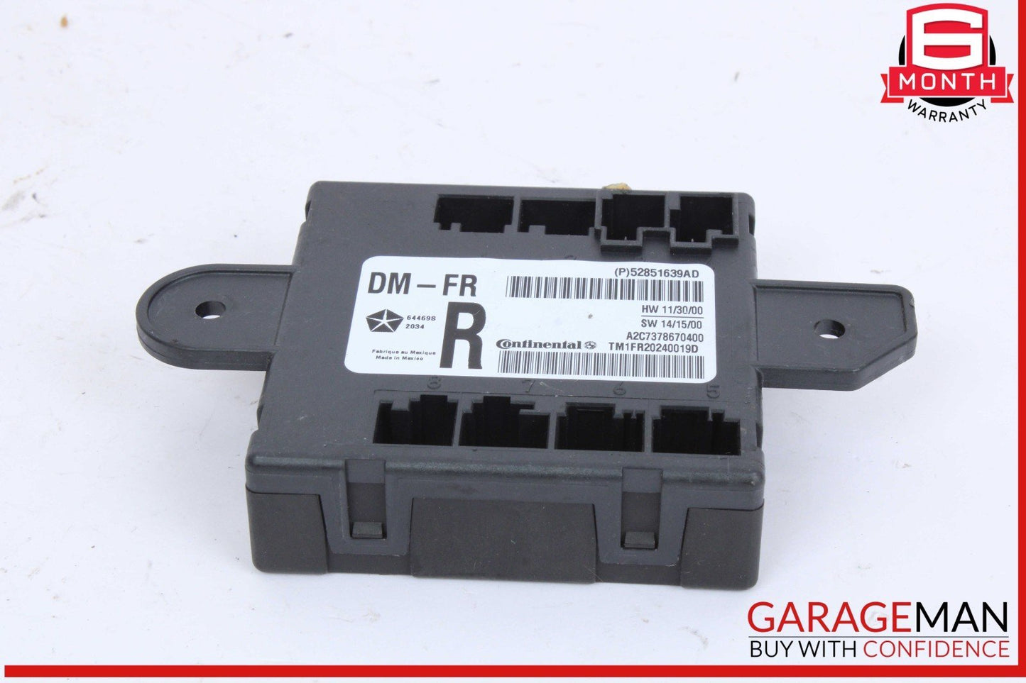 14-17 Maserati Ghibli Quattroporte Front Right Side Door Control Module Unit OEM
