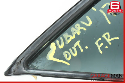 15-18 Subaru Outback Front Right Passenger Side Door Quarter Window Auto Glass