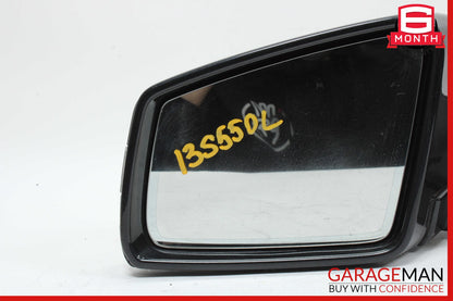 10-13 Mercedes W221 S550 S600 Front Left Side Mirror Door Rear View Black