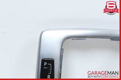 08-14 Mercedes E350 C250 GLK350 Center Console Shift Shifter Bezel Trim Silver