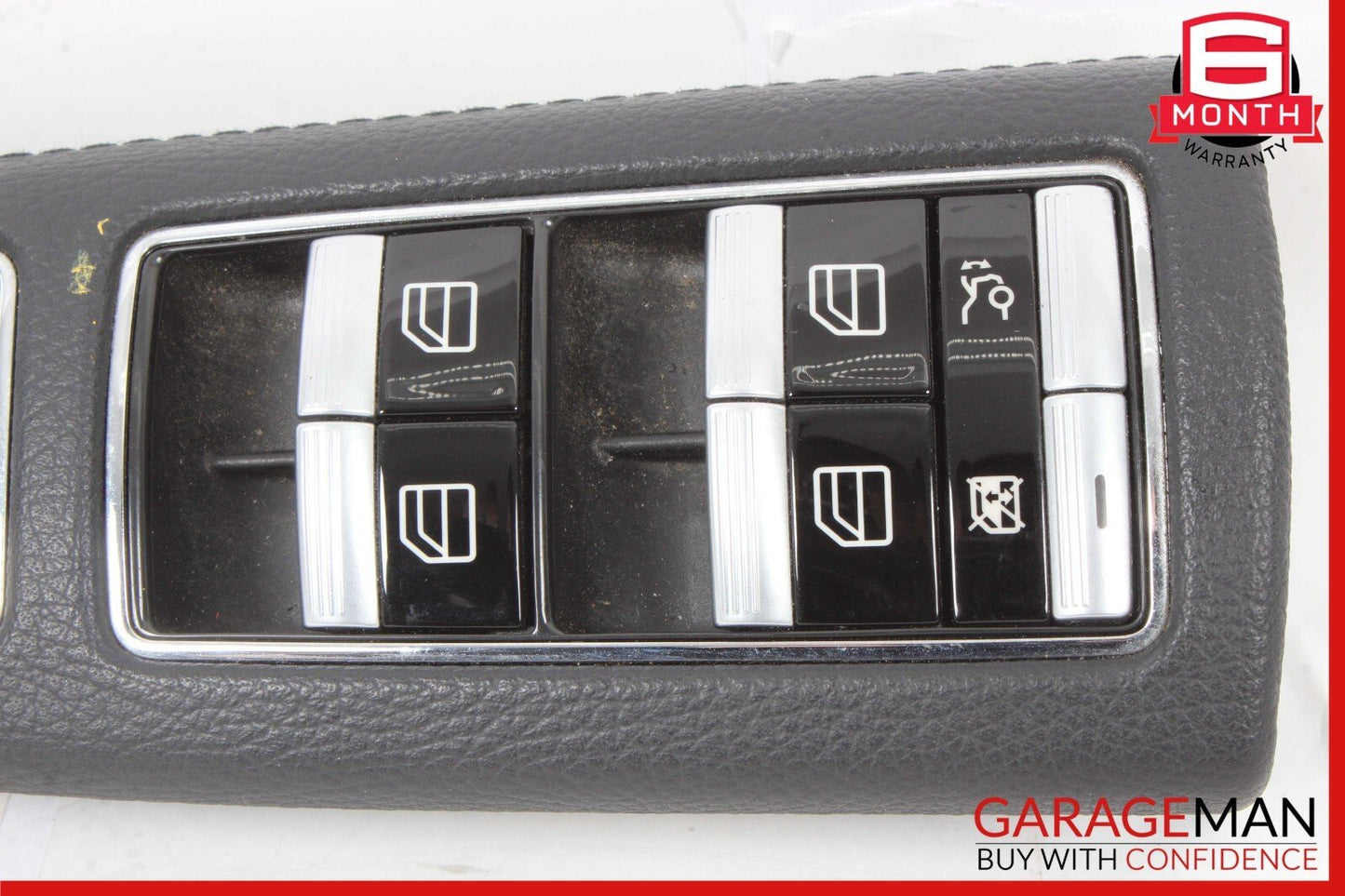 09-13 Mercedes W221 S400 S600 Front Left Side Window Control Switch Black OEM