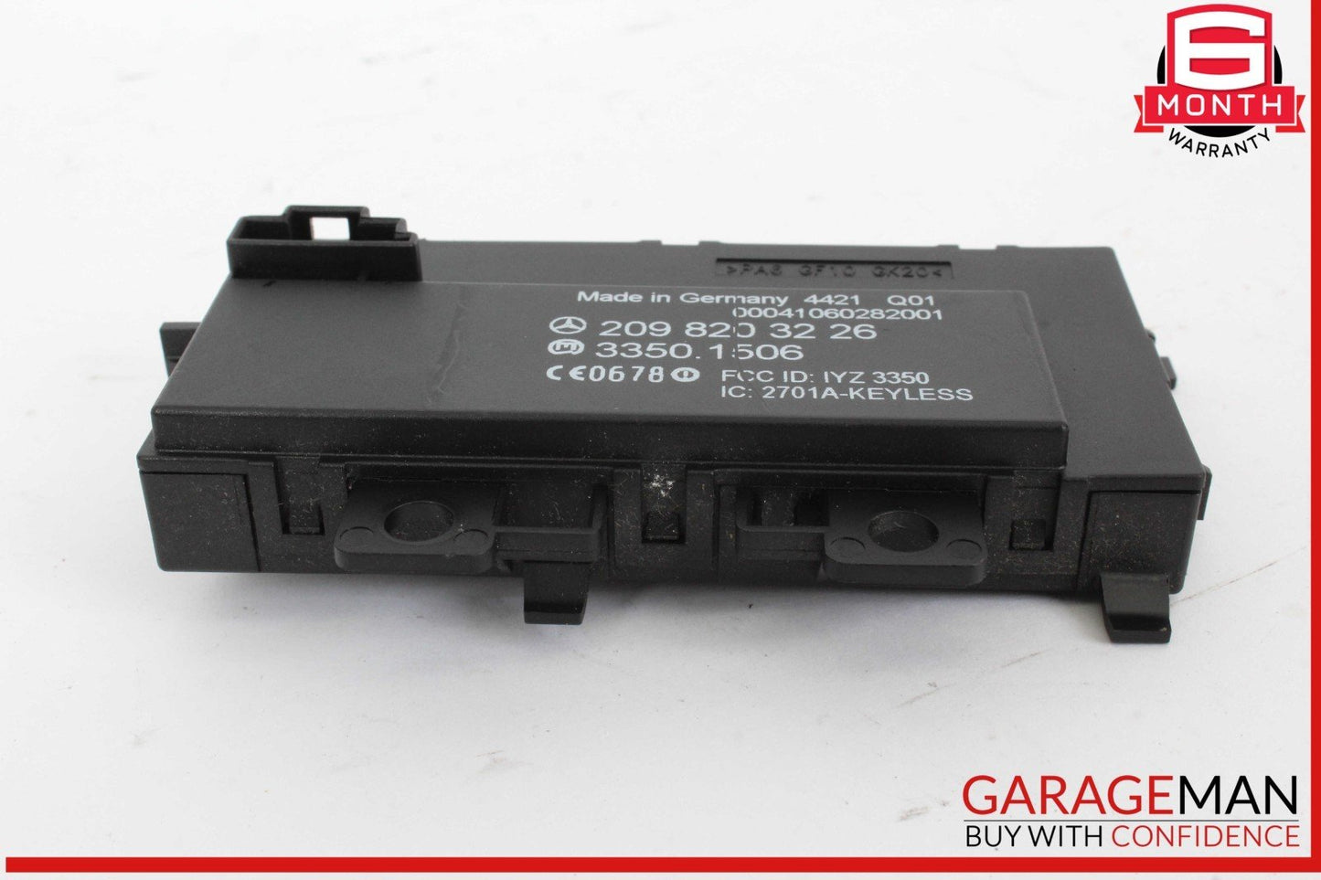 03-09 Mercedes W209 CLK350 CLK500 CLK55 Keyless Go Control Module Unit