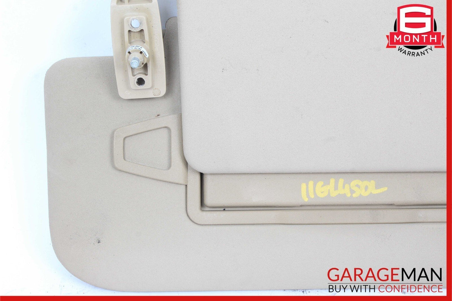 06-12 Mercedes X164 GL450 ML450 Front Left Side Sun Visor Sunvisor Shade Gray