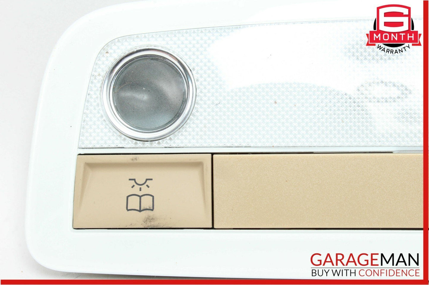 08-14 Mercedes W204 C250 C300 Rear Overhead Dome Light Lamp Reading Map Brown