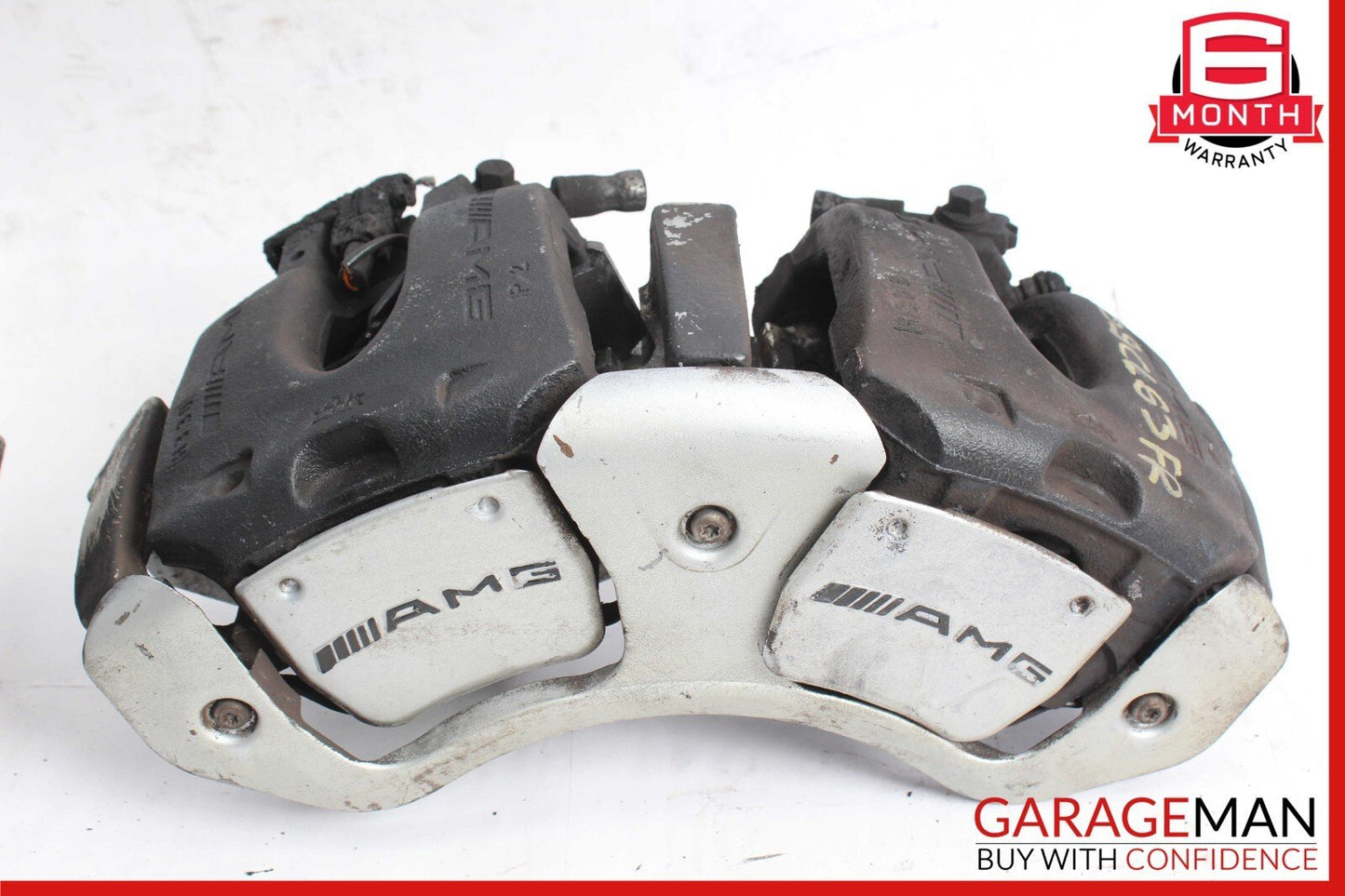 08-14 Mercedes W221 S63 CL65 CL63 AMG Front Left & Right Brake Caliper Set of 2